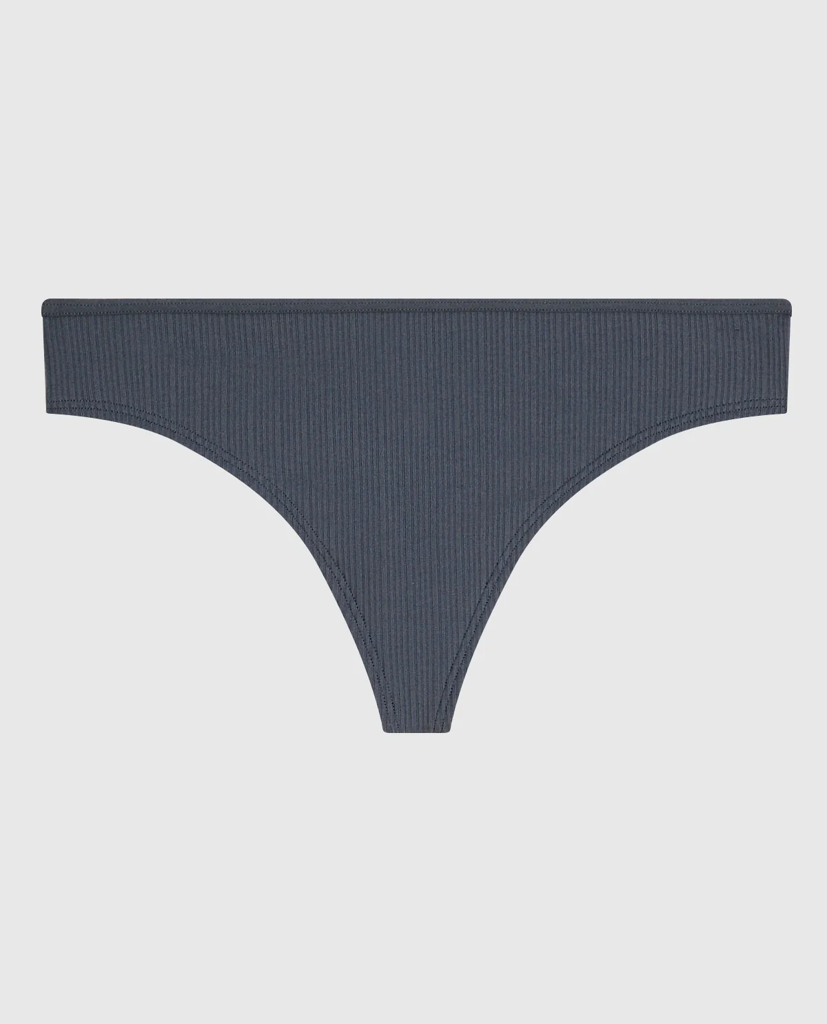 Ribbed Thong Panty in Stormy Weather - Image 4
