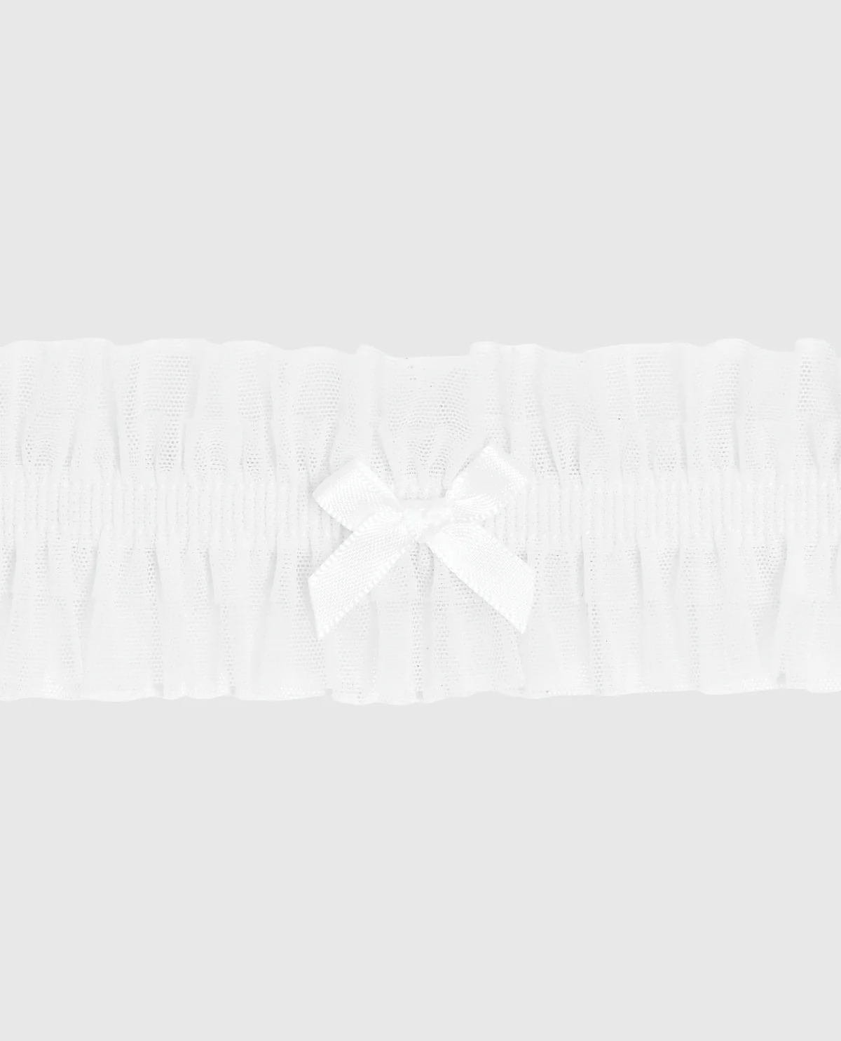 Ruffle Thigh Garter in Ivory - Image 3