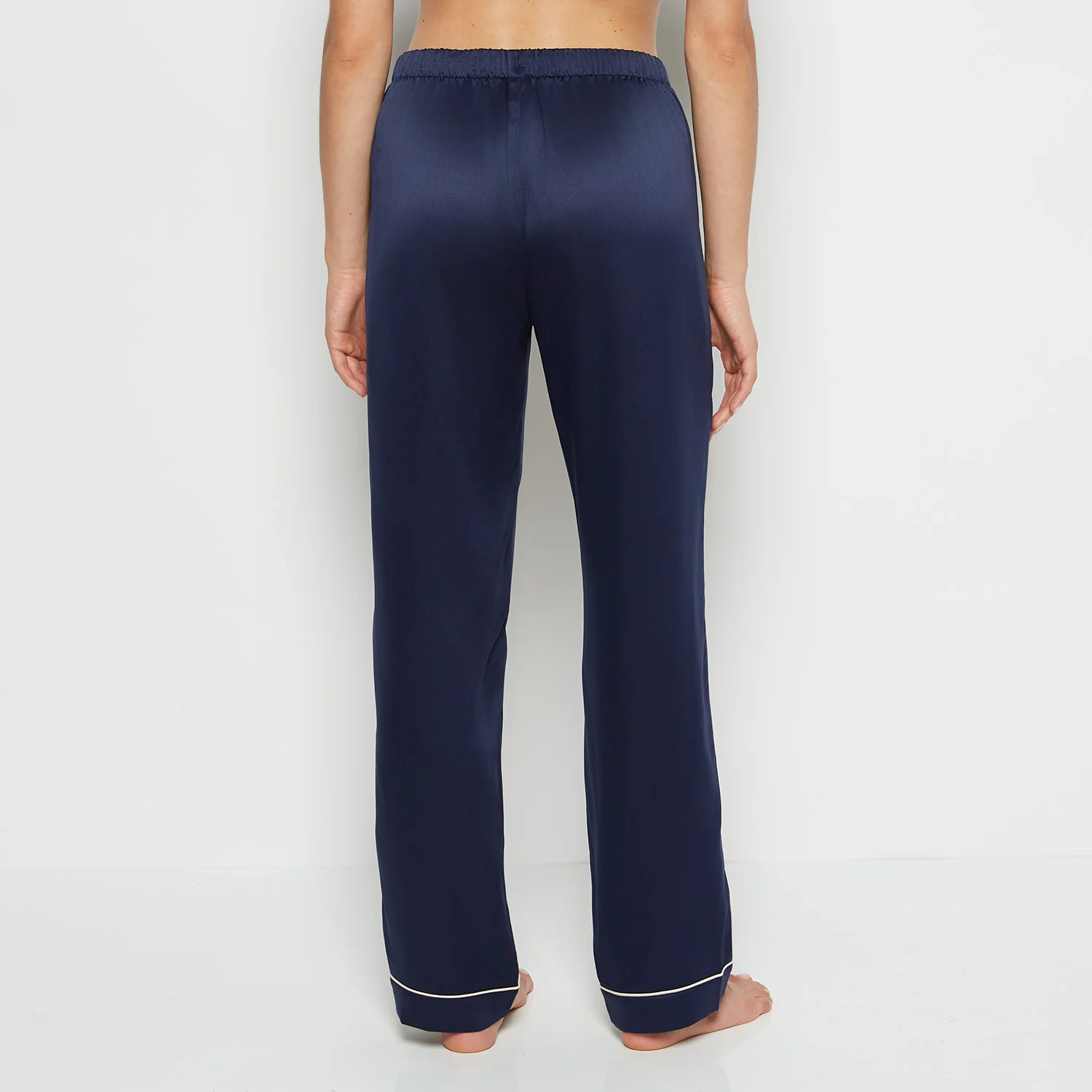 Satin Sleep Top in Dress Blues - Image 6