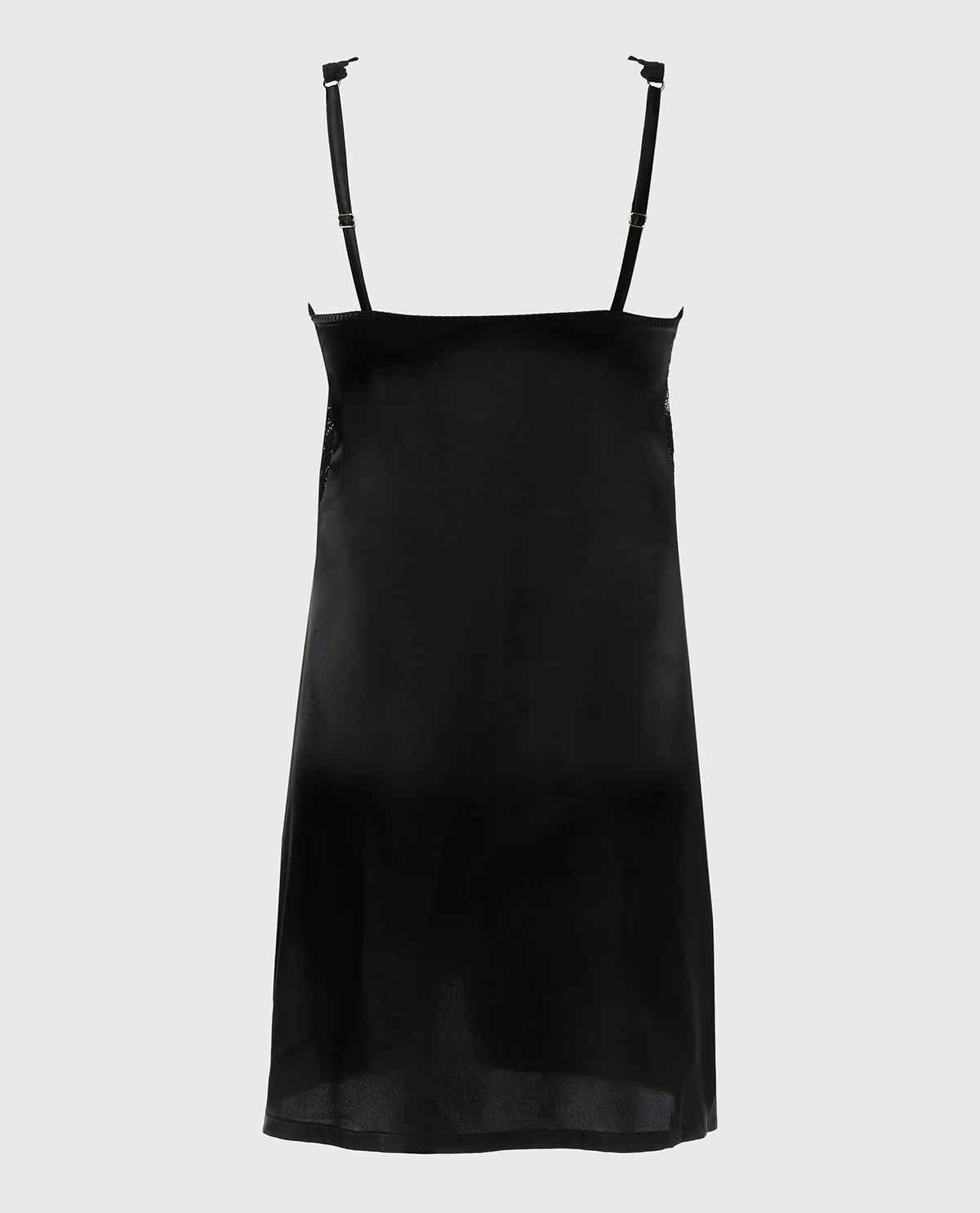Satin Slip in Tuxedo Black - Image 5
