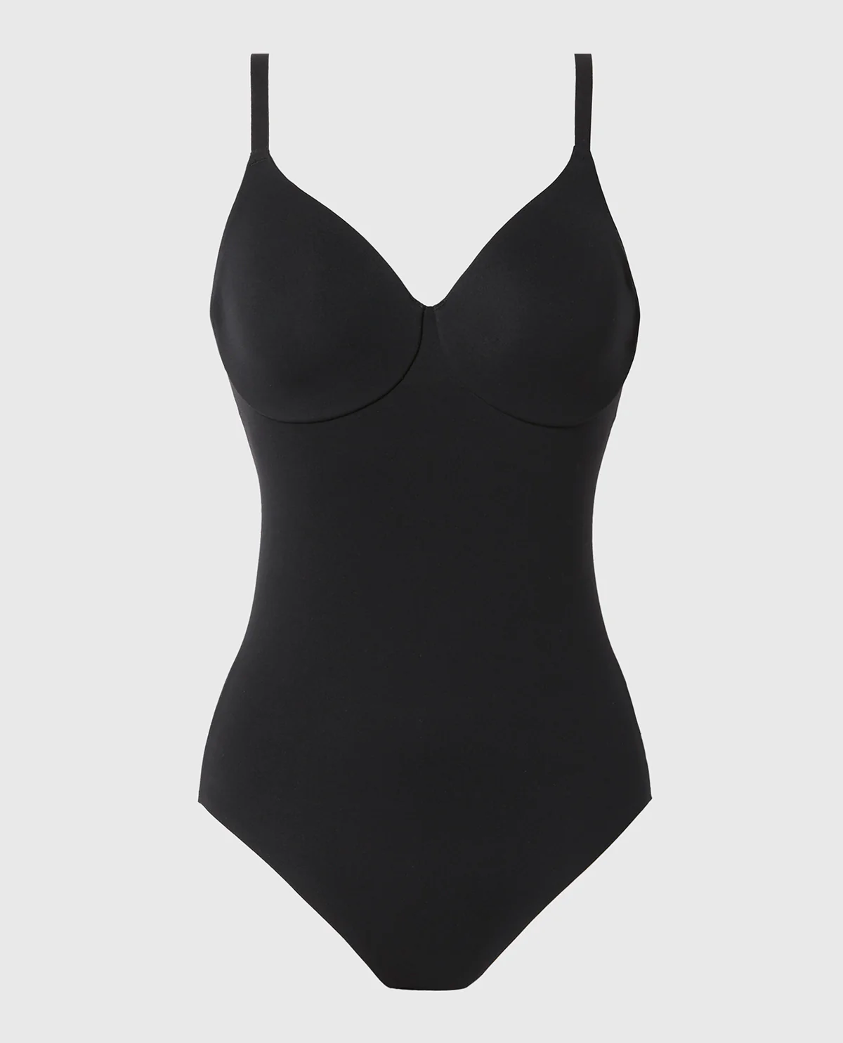 Sculpting Bodysuit in Tuxedo Black - Image 5