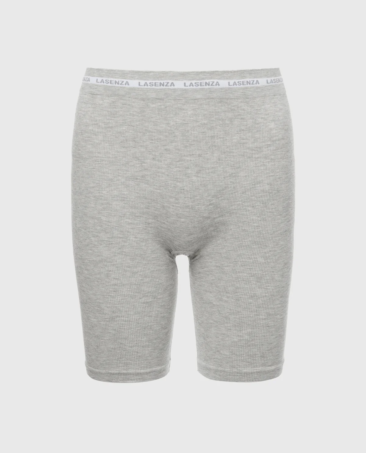 Seamless Bike Short in Heather Grey - Image 4