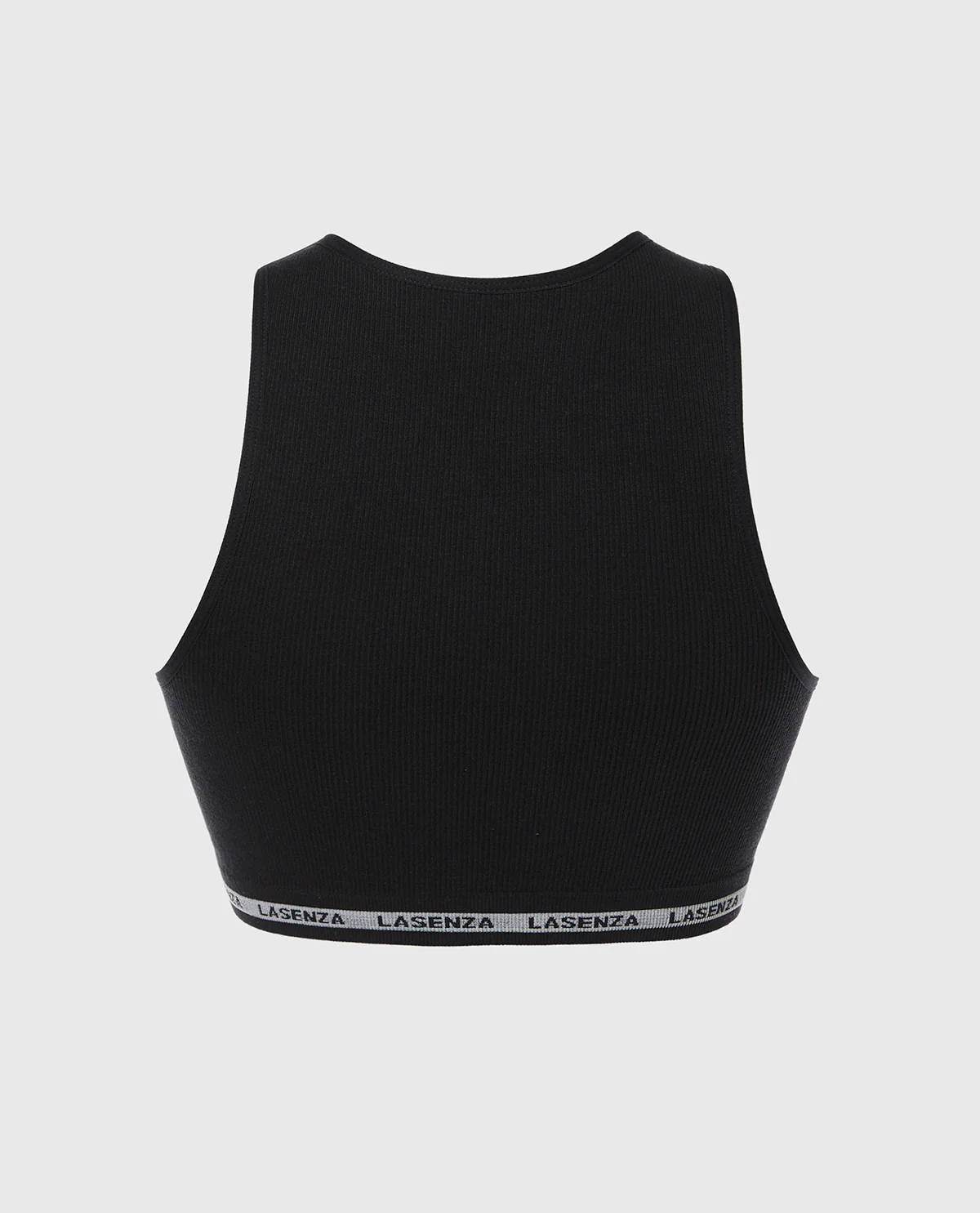 Seamless Crop Top in Tuxedo Black - Image 5