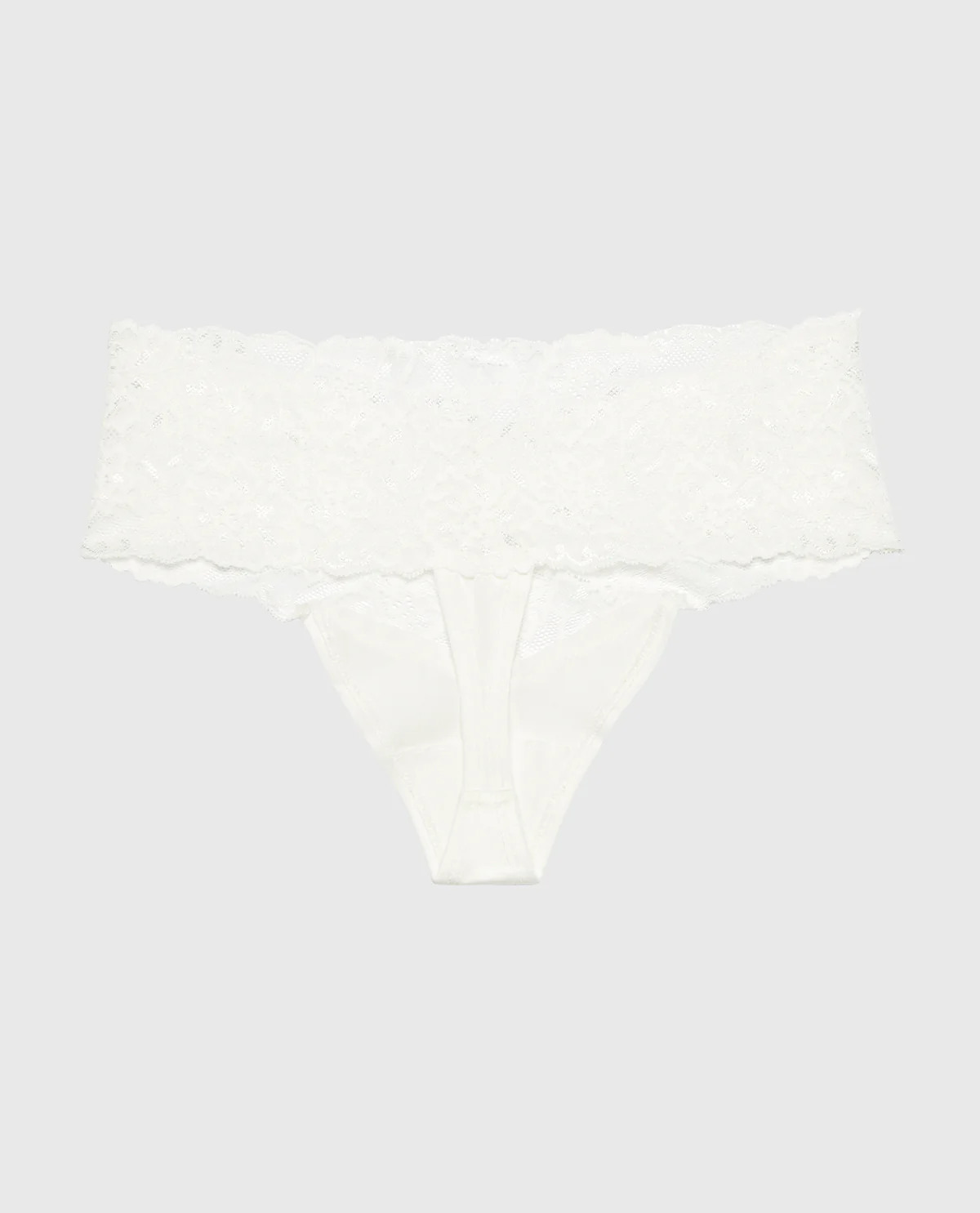 Sexy Lace Thong Panty in Ivory - Image 5