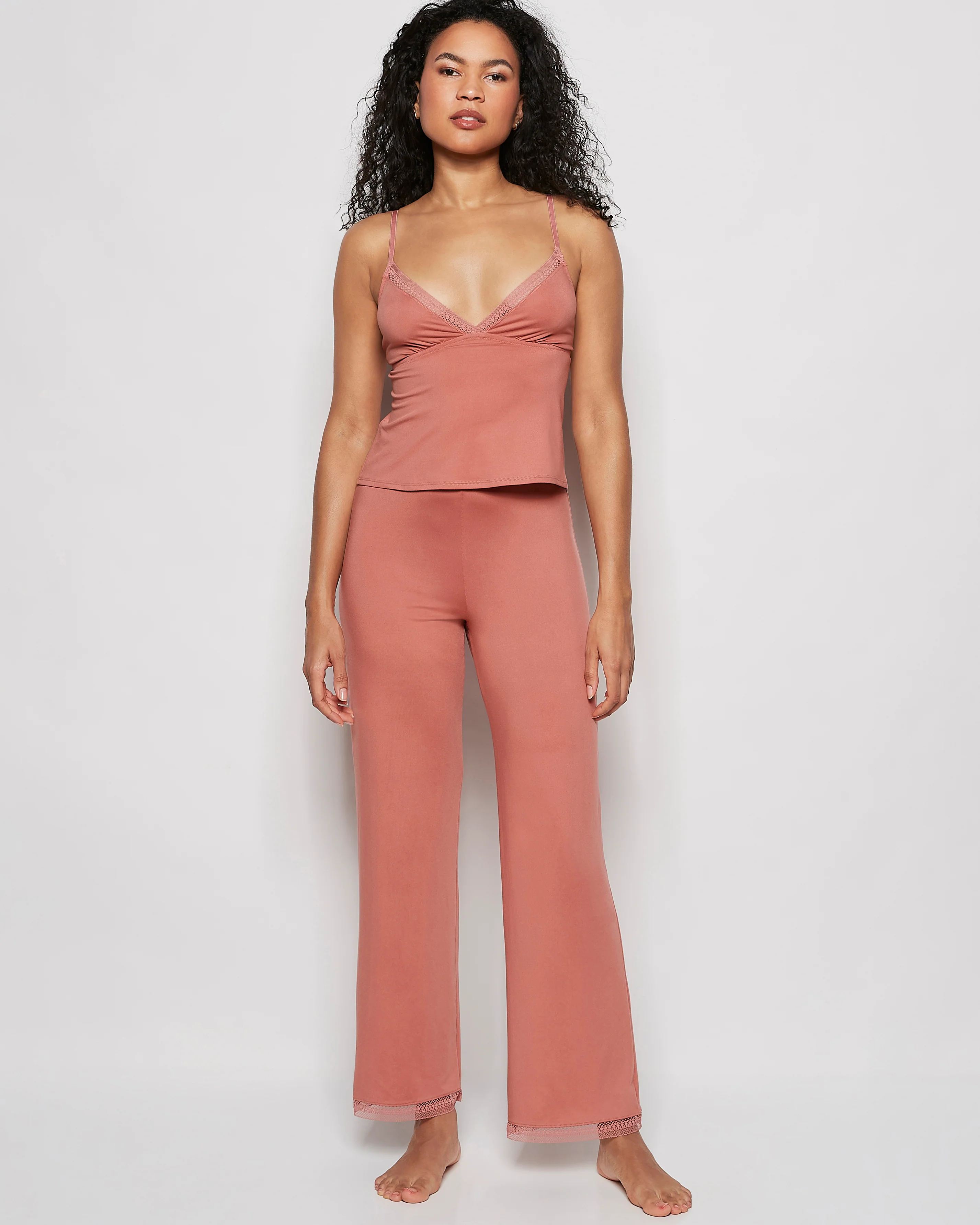Sleep Bottoms in Rosy Blush - Image 6