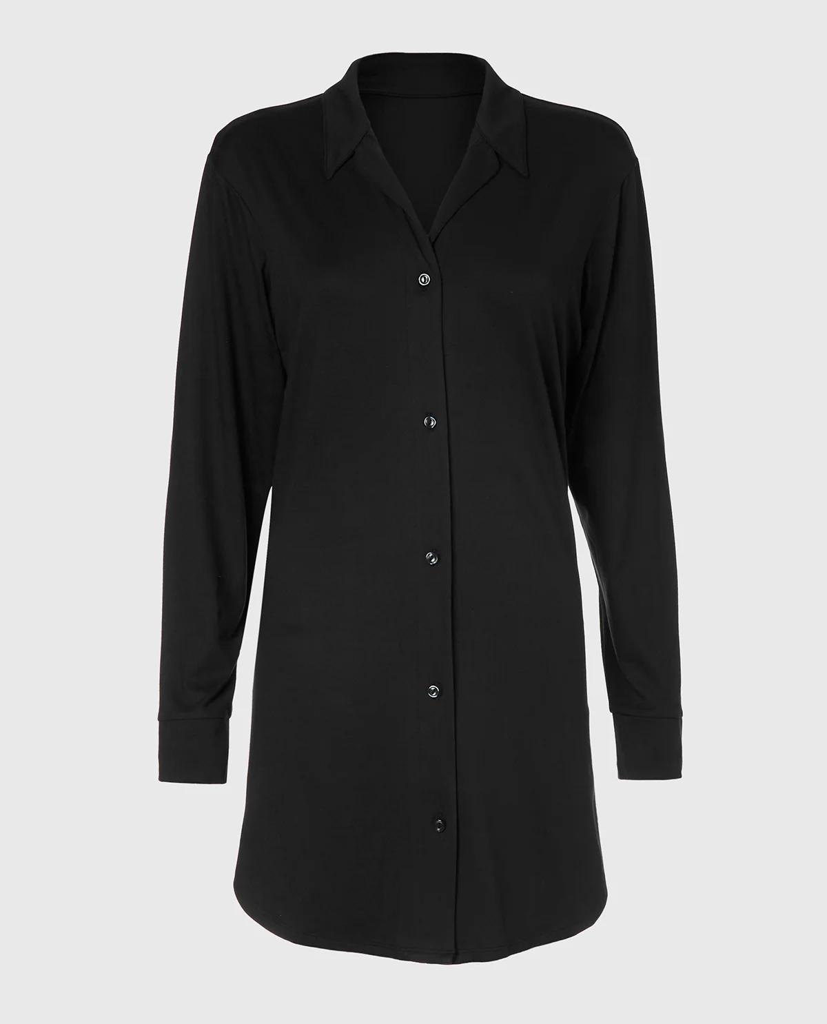 Sleepshirt in Tuxedo Black - Image 4