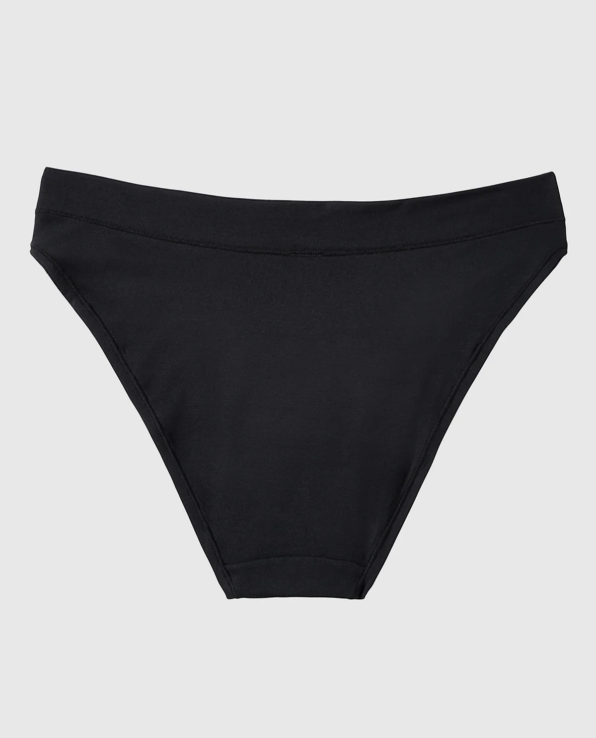 Smooth Comfort High Leg Bikini Panty in Tuxedo Black - Image 5