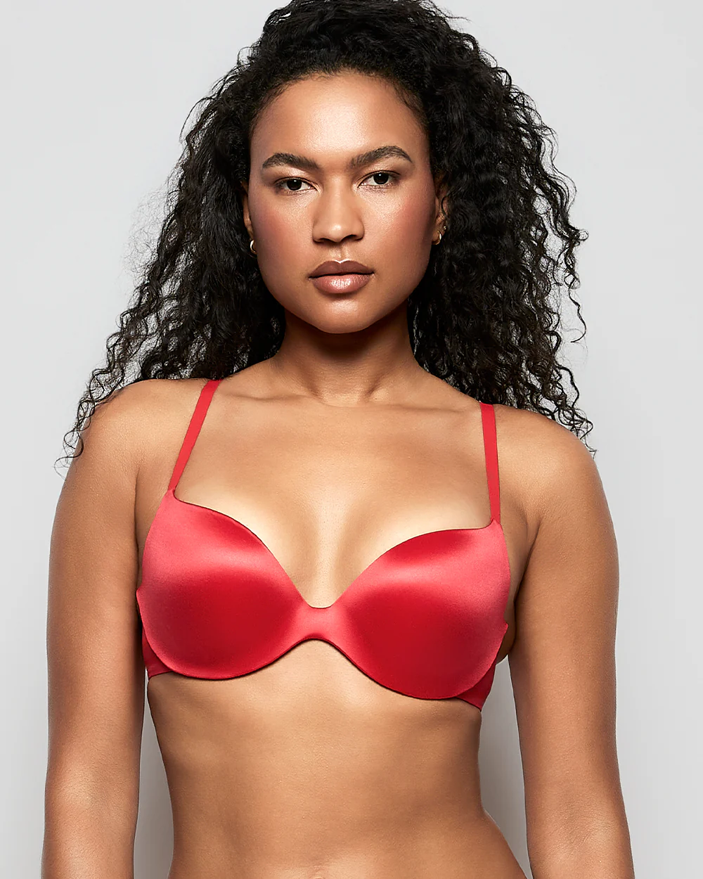 Comfort Push Up Bra in Cosmo Red