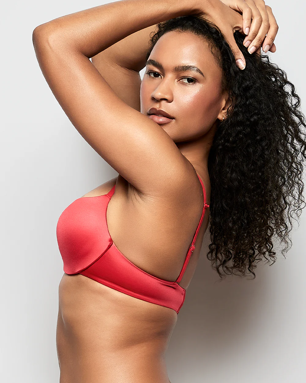 Comfort Push Up Bra in Cosmo Red - Image 2