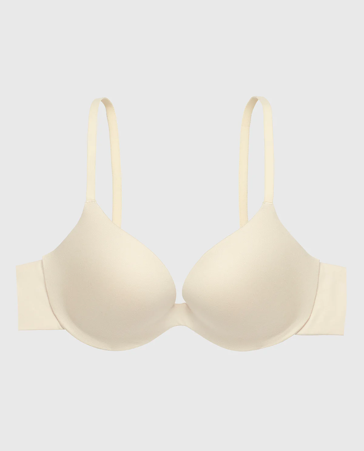 Smooth Comfort Push Up Bra in Oatmeal Heather - Image 5