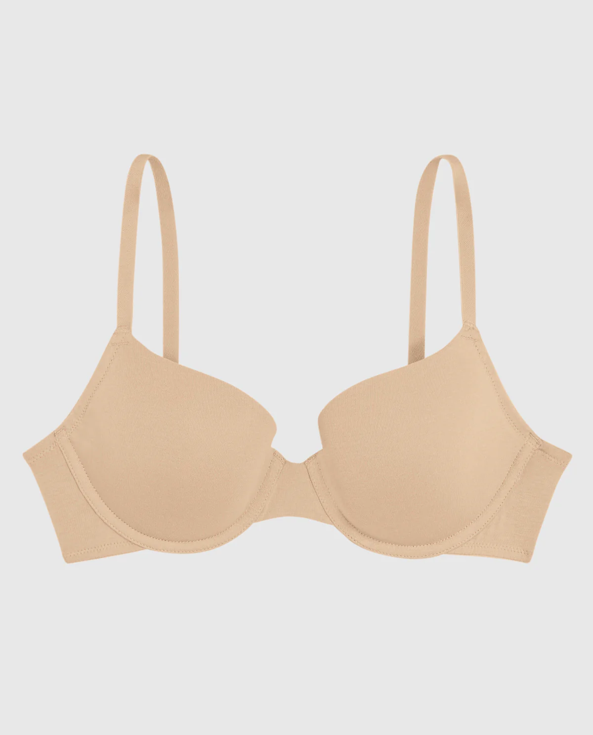 Smooth Cotton Lightly Lined Demi Bra - Image 4