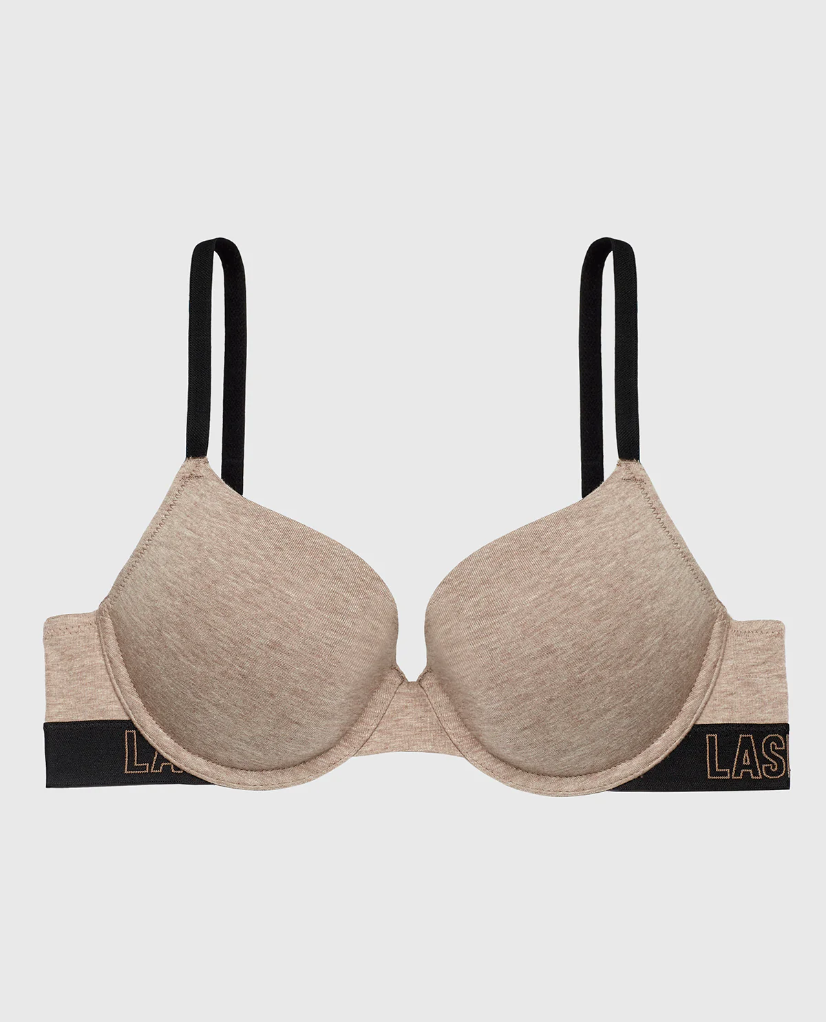 Smooth Lightly Lined Demi Bra in Leafless Tree Heather - Image 4