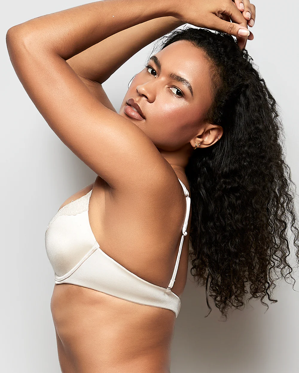 Lightly Lined Full Coverage Bra in Ivory Dawn - Image 2