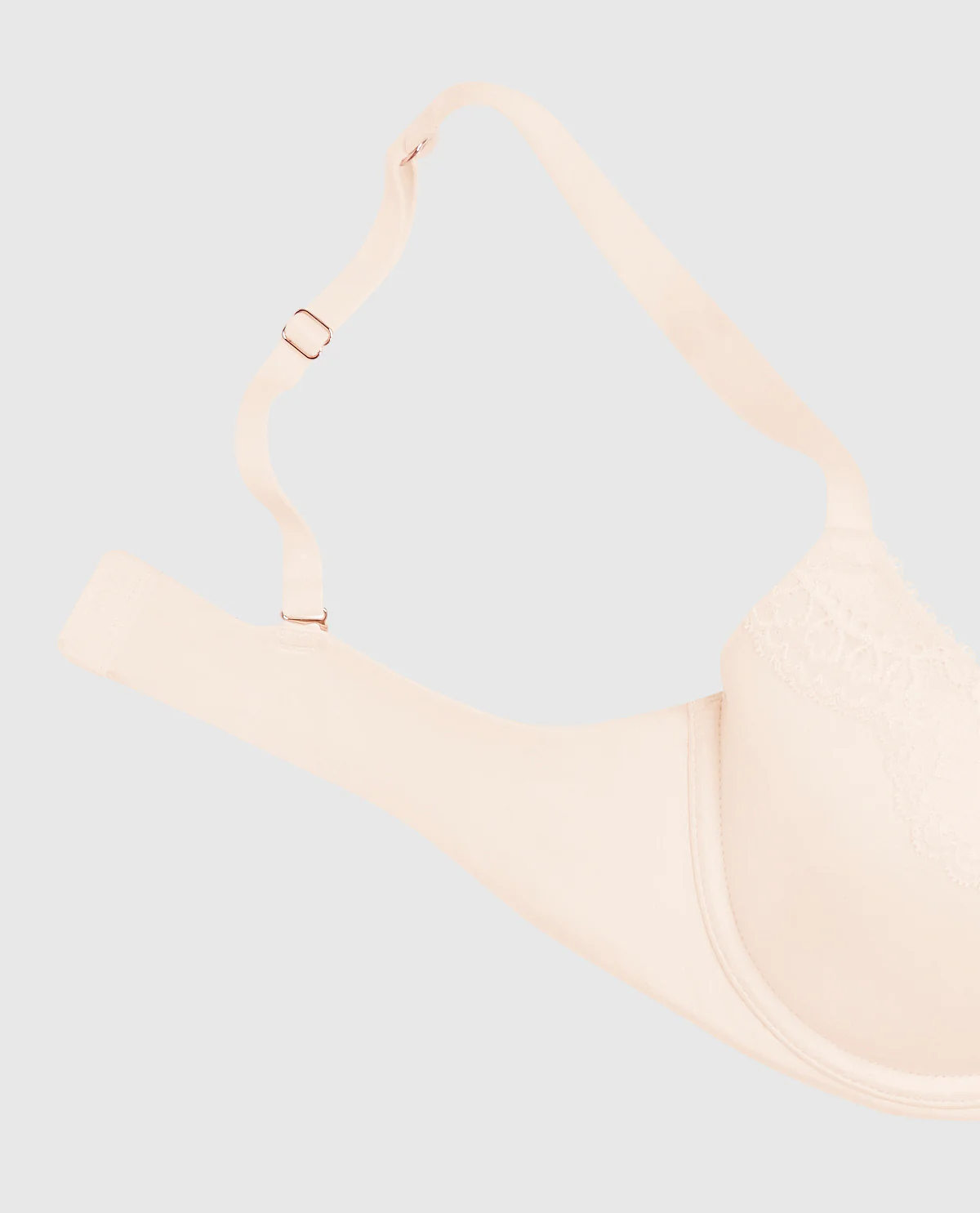 Lightly Lined Full Coverage Bra in Ivory Dawn - Image 5