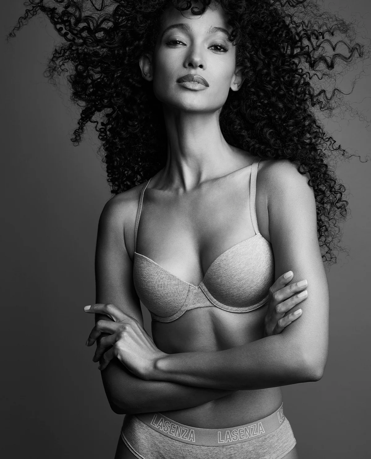 Push Up Bra in Chill Grey - Image 2