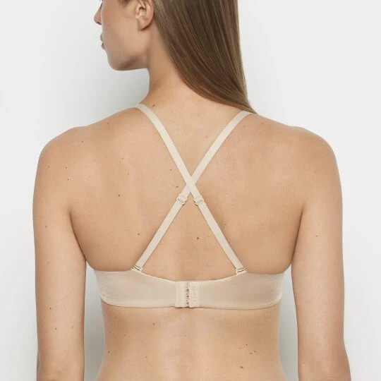 Strapless Lightly Lined Bra in Rosetan - Image 4