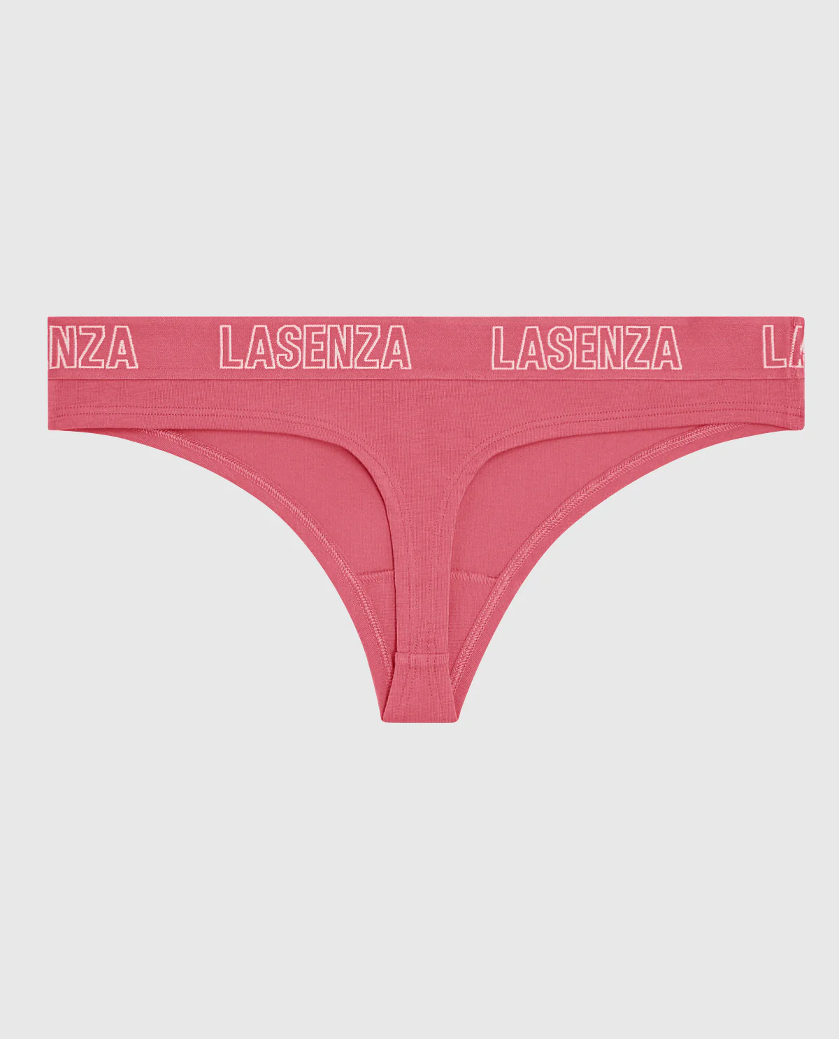 Smooth Thong Panty with Logo Band - Image 2