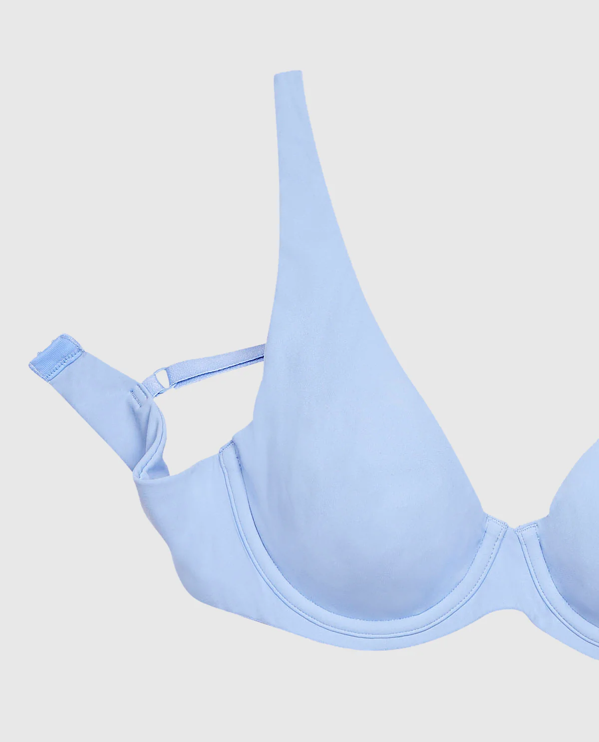 Smooth Unlined Microfiber Bra - Image 2