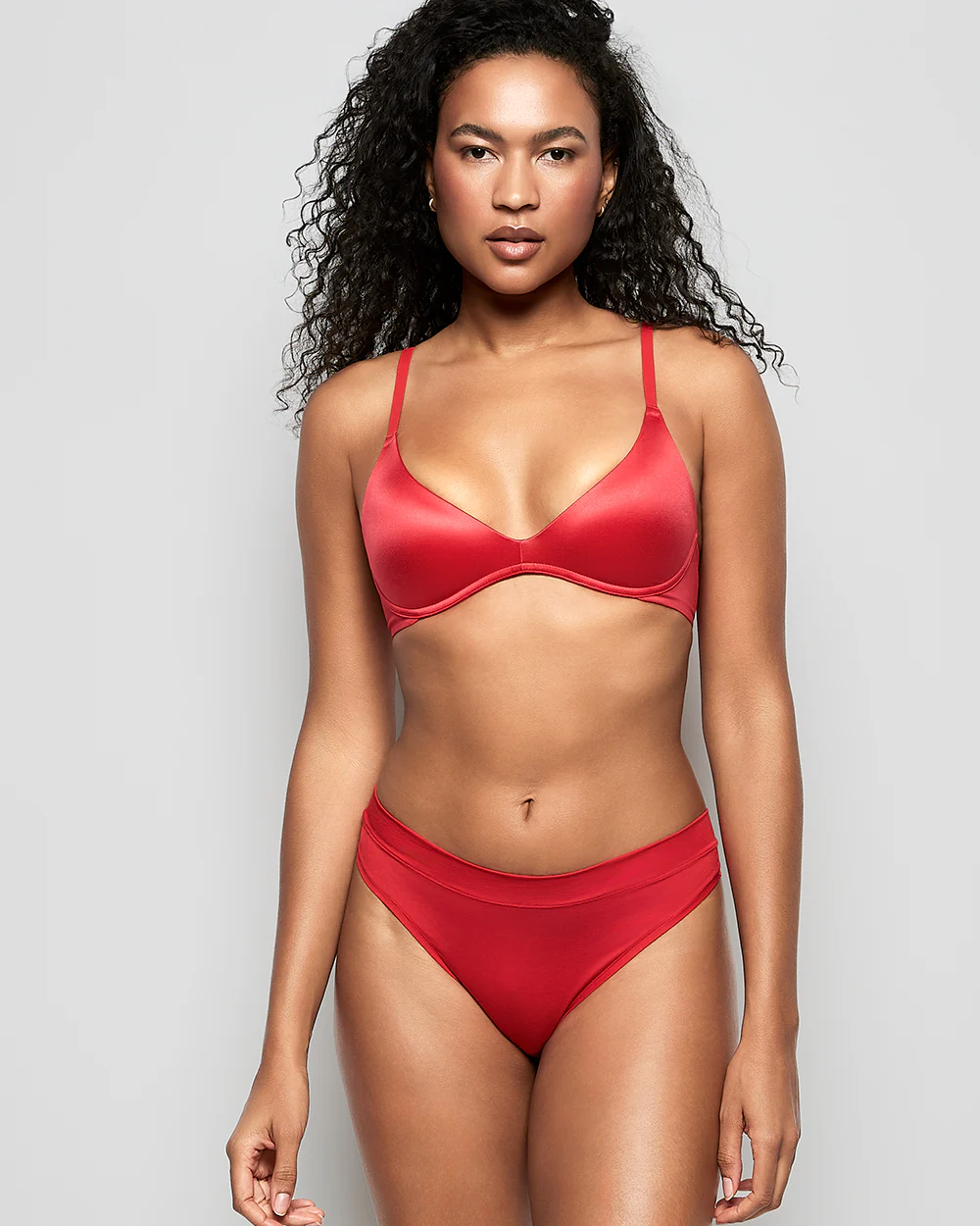 Wireless Light Lift Bra in Cosmo Red - Image 4