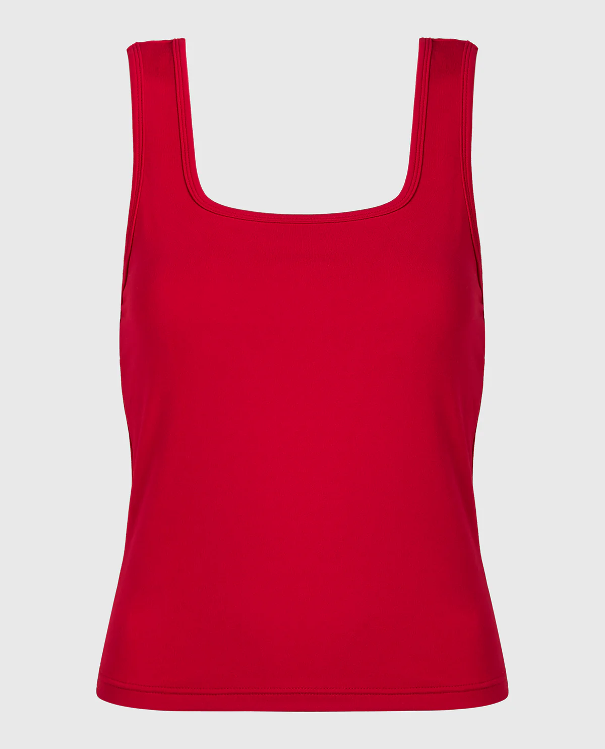 Square Neck Sleep Tank in Crimson - Image 4