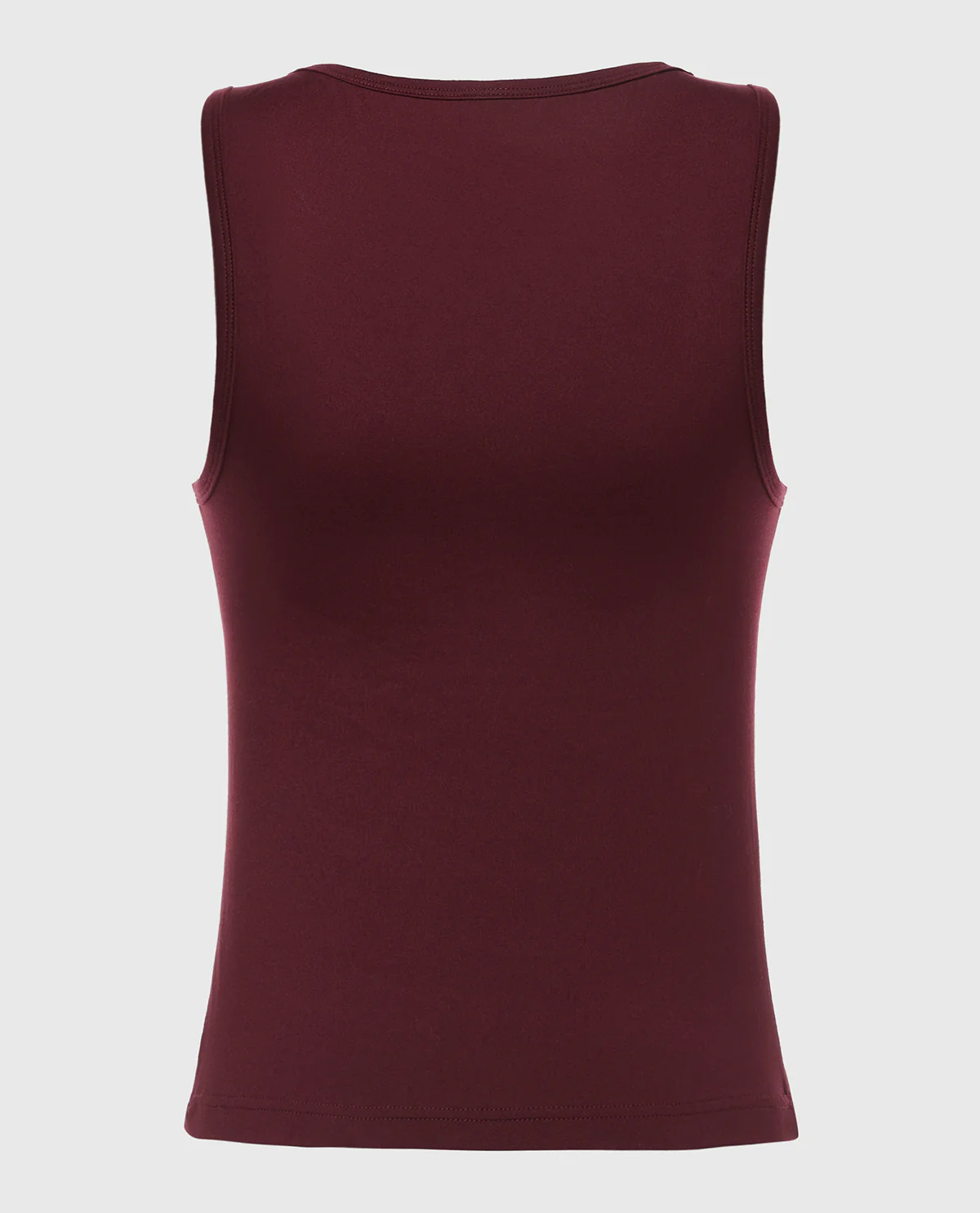 Square Neck Sleep Tank in Russian Ruby - Image 5