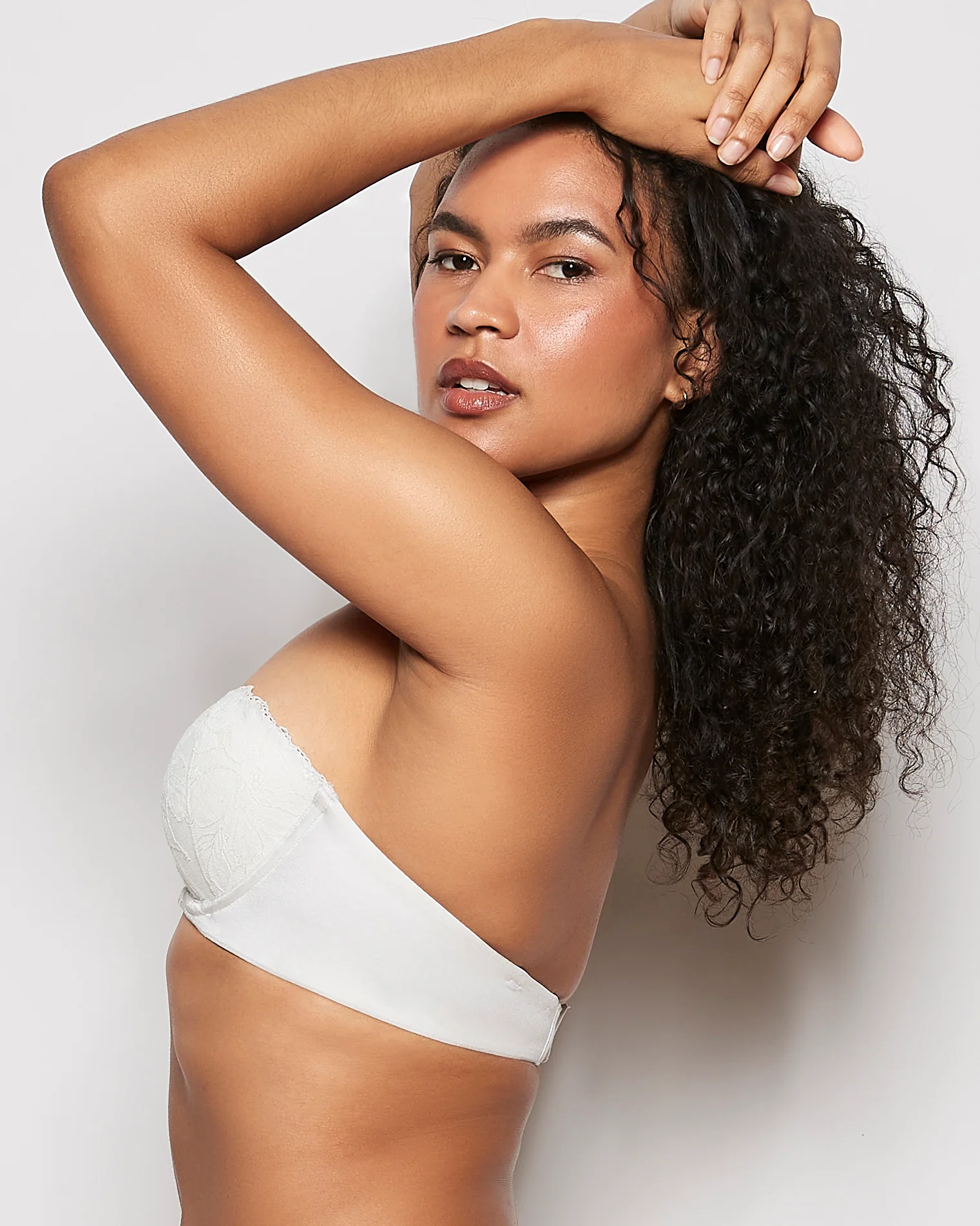 Strapless Push Up Bra in Ivory - Image 2