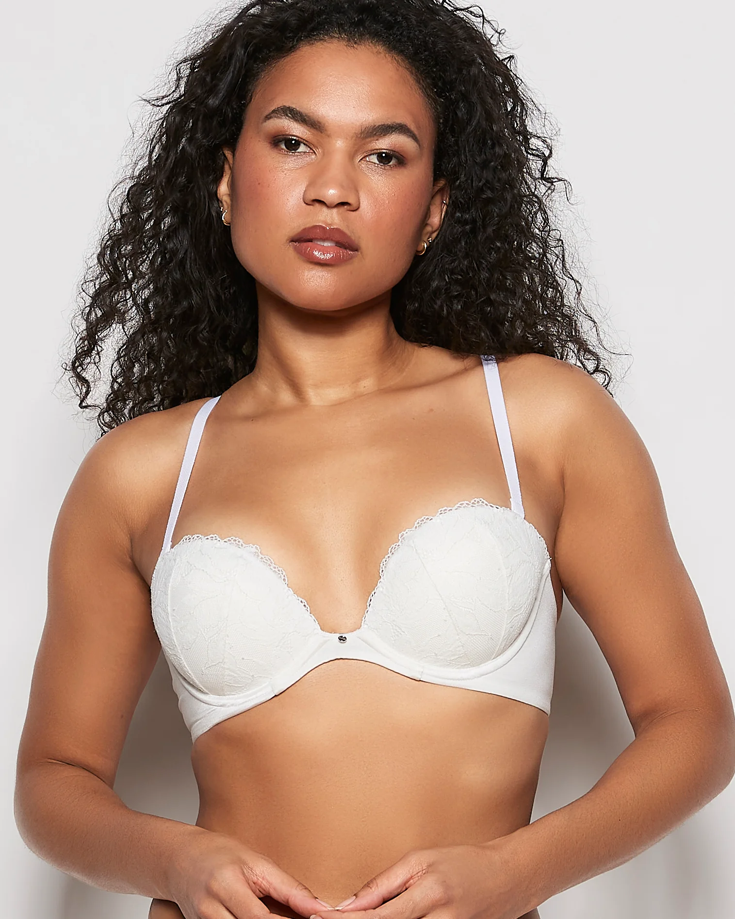 Strapless Push Up Bra in Ivory - Image 4