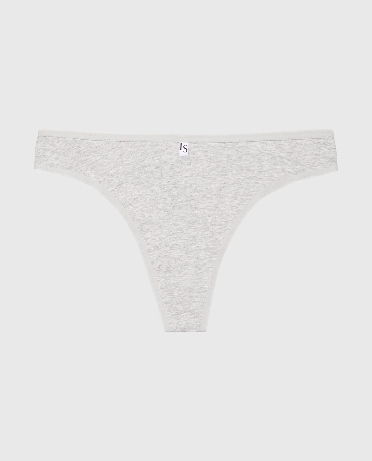 Thong Panty in Cool Gray Heather - Image 4