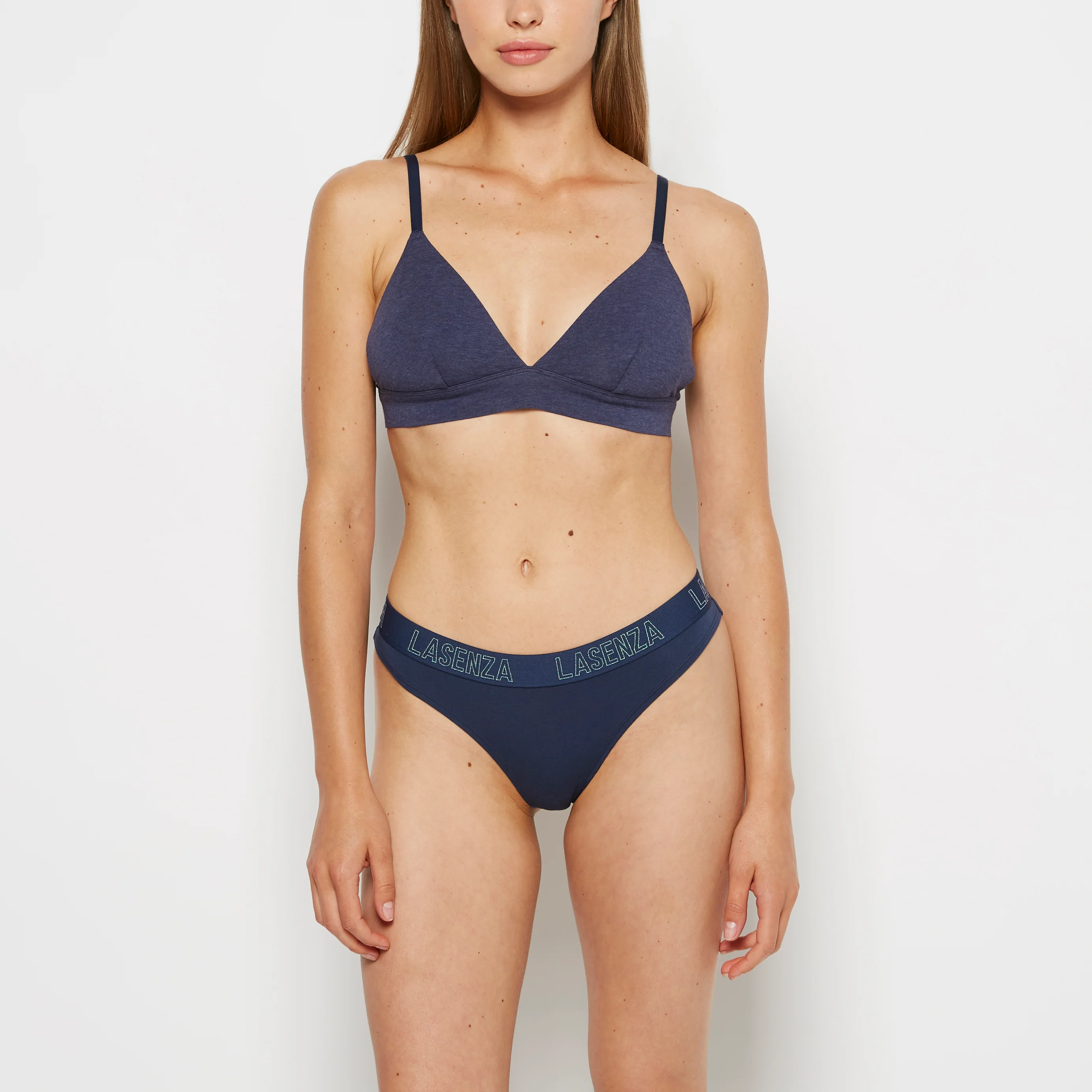 Thong Panty in Dark Navy - Image 6