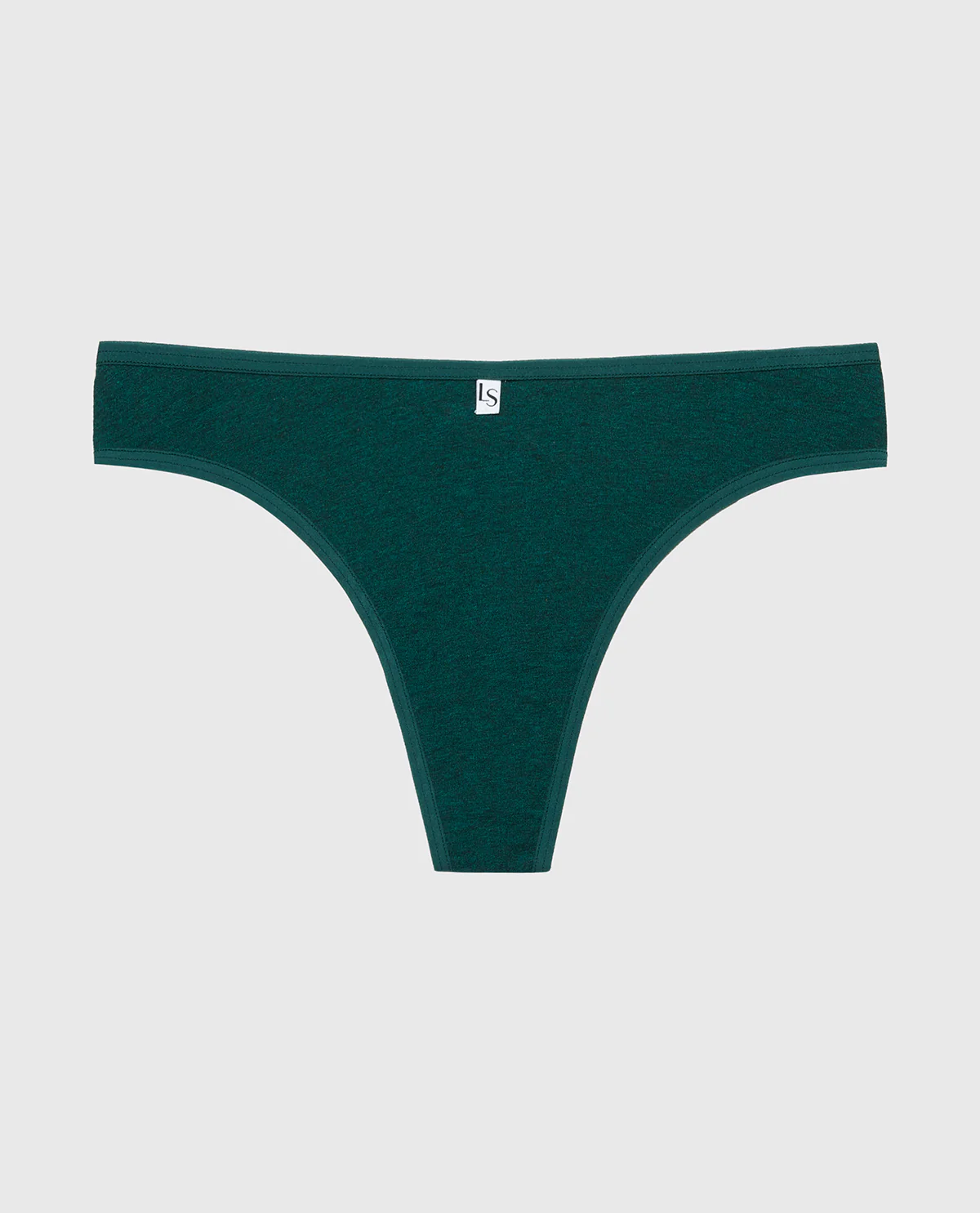 Thong Panty in Emerald Green Heather - Image 4