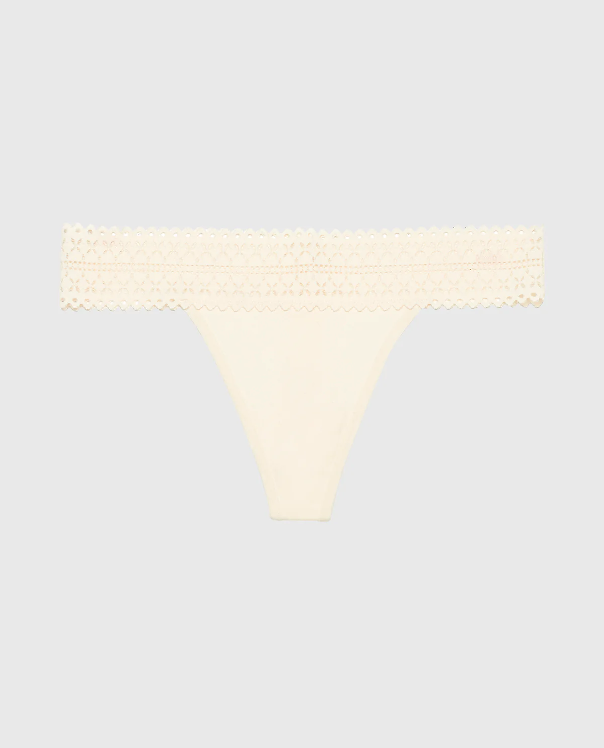 Thong Panty in Pearled Ivory - Image 4