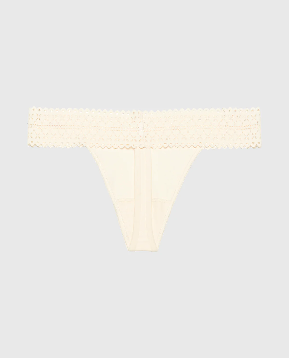 Thong Panty in Pearled Ivory - Image 5