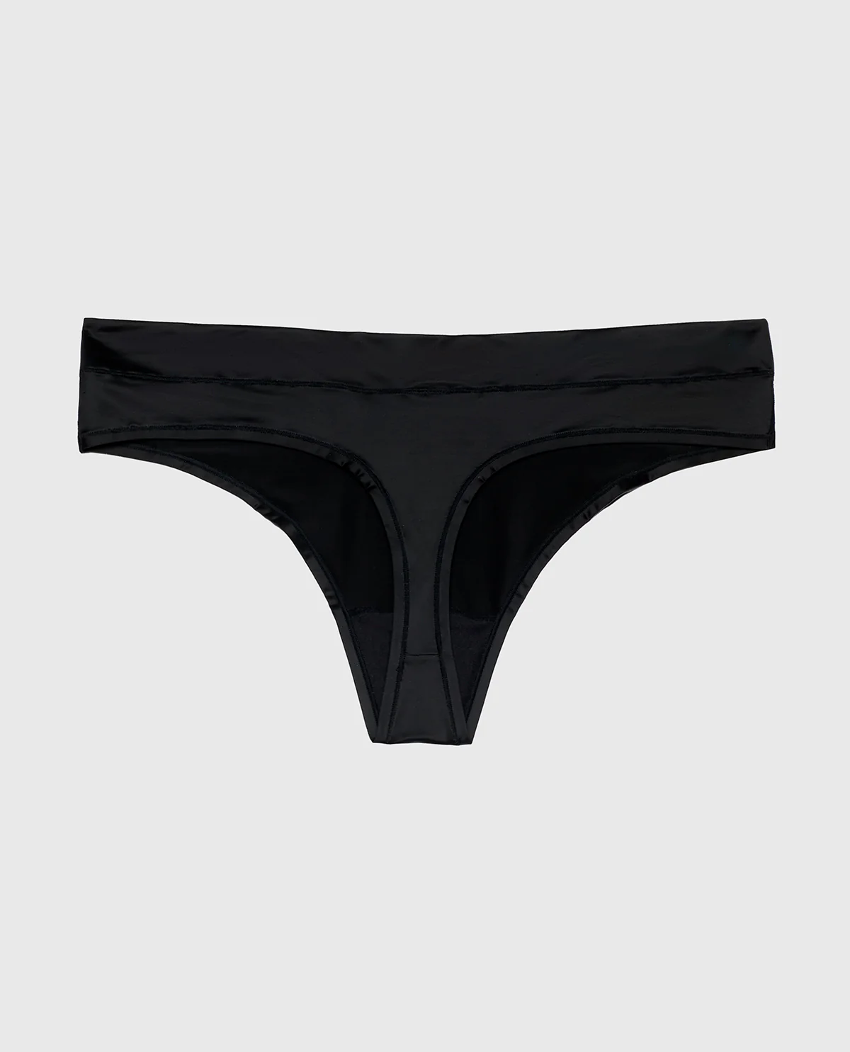 Thong Panty in Tuxedo Black - Image 5