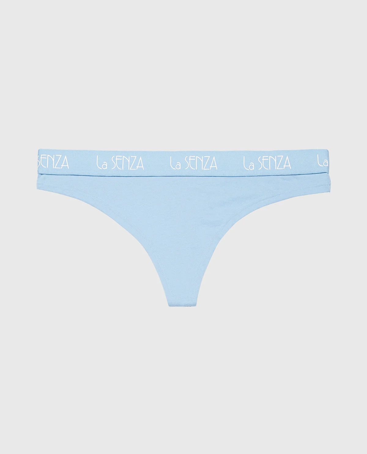 Thong Panty with Art Deco Logo in Glacier Lake - Image 4