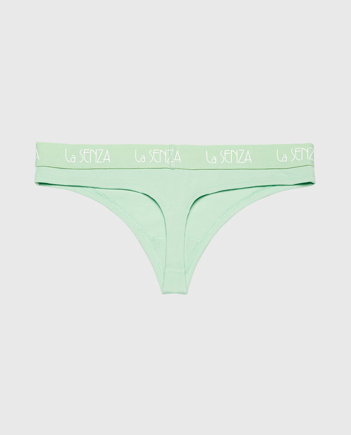 Thong Panty with Art Deco Logo in Hemlock - Image 5