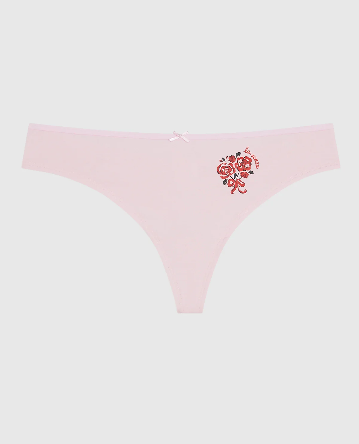 Thong Panty with Bow in Pink-A-Boo - Image 4