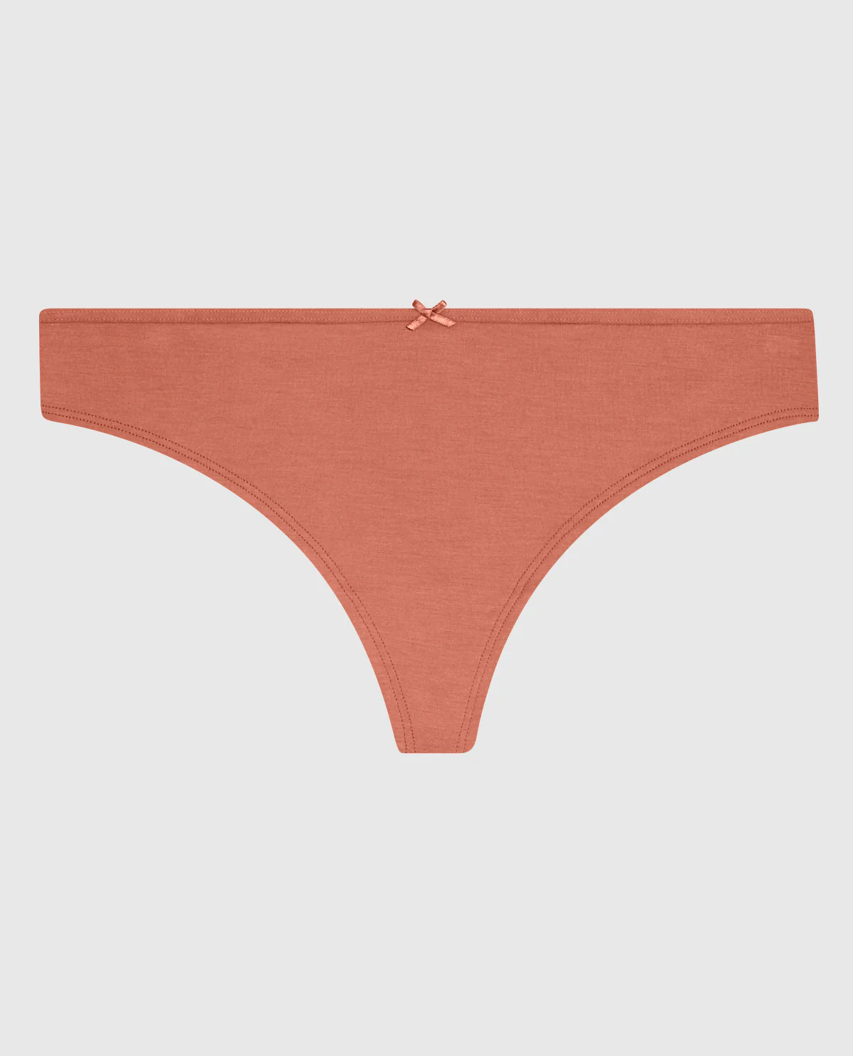 Thong Panty with Bow in Rosy Blush - Image 4