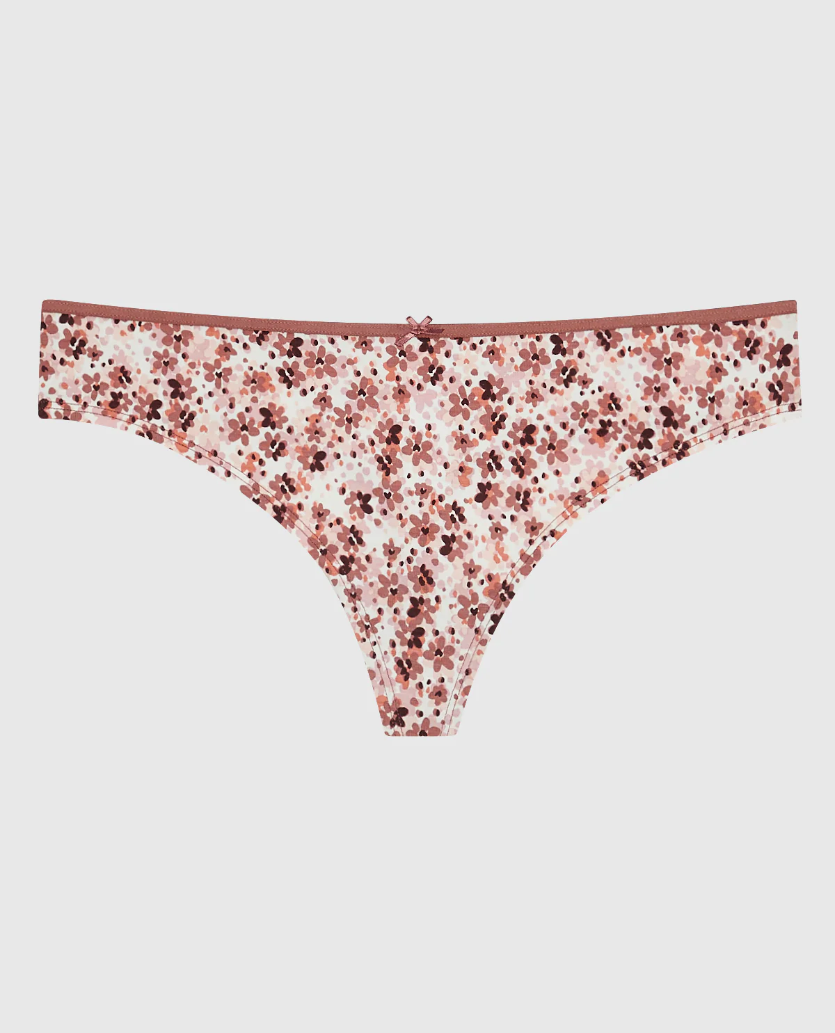 Thong Panty with Bow in Spring Floral - Image 4
