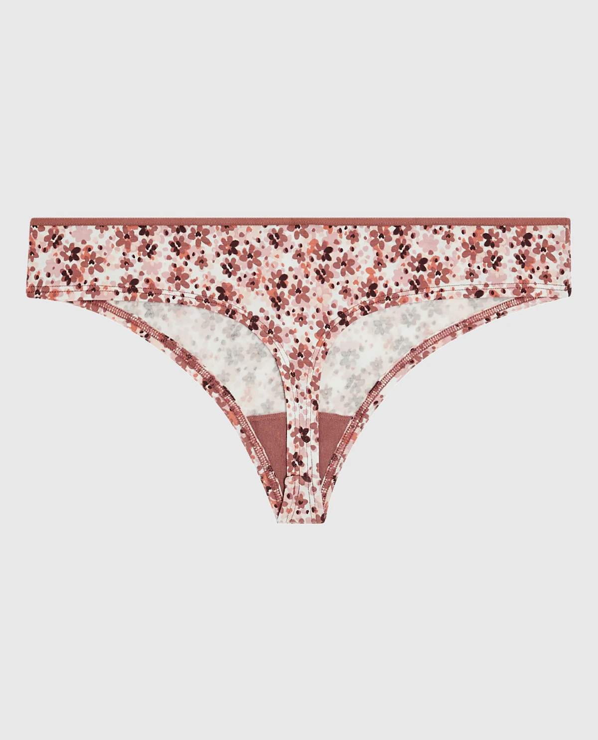 Thong Panty with Bow in Spring Floral - Image 5