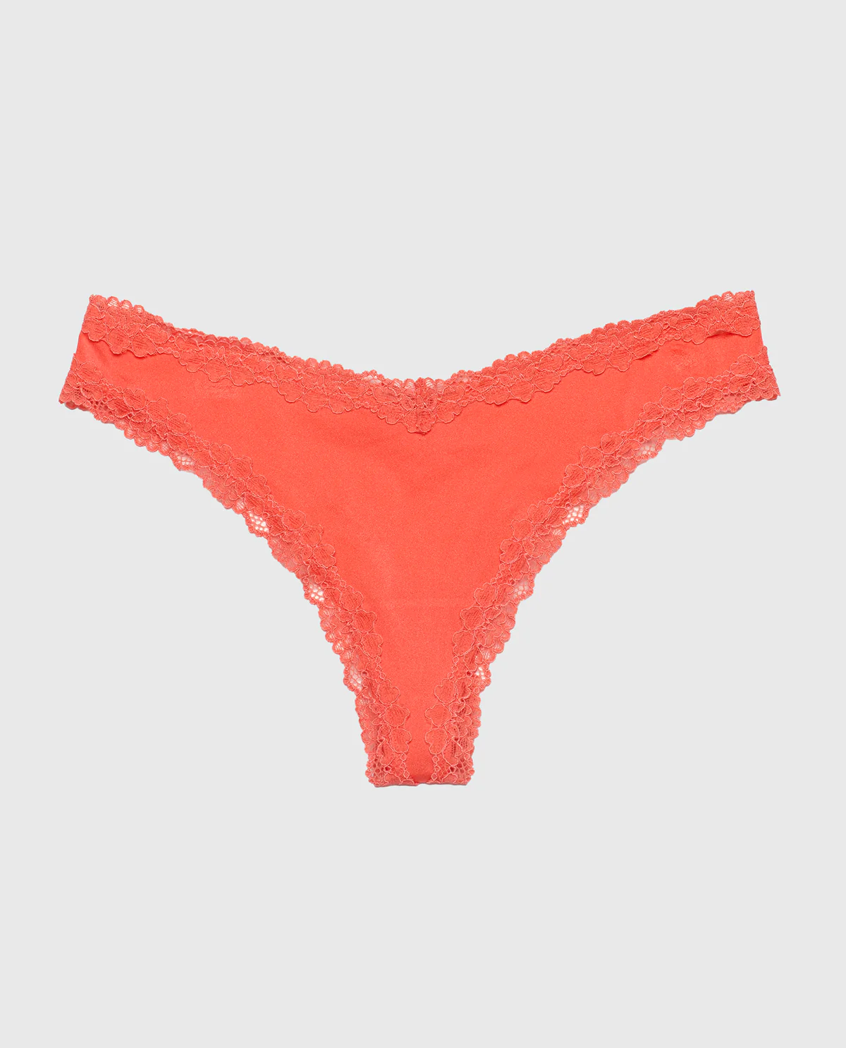 Thong Panty with Lace Trim in Flare - Image 4