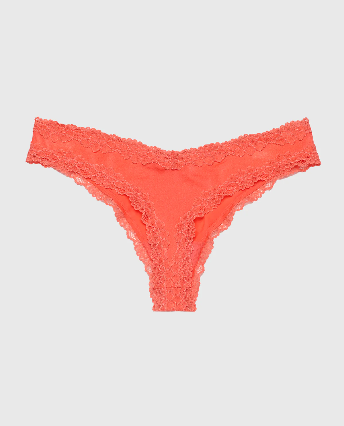 Thong Panty with Lace Trim in Flare - Image 5