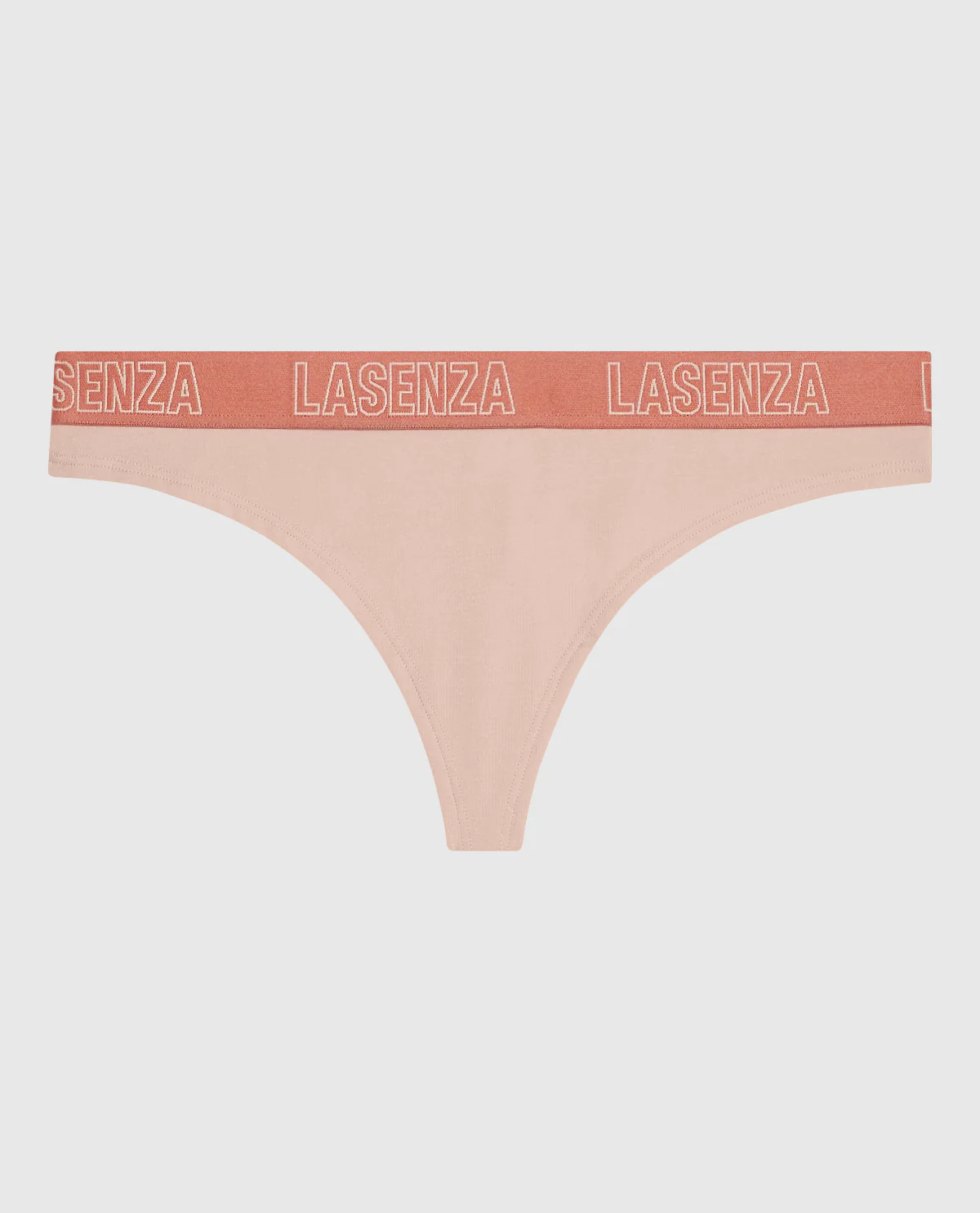 Thong Panty with Logo in Peaceful Peach - Image 4