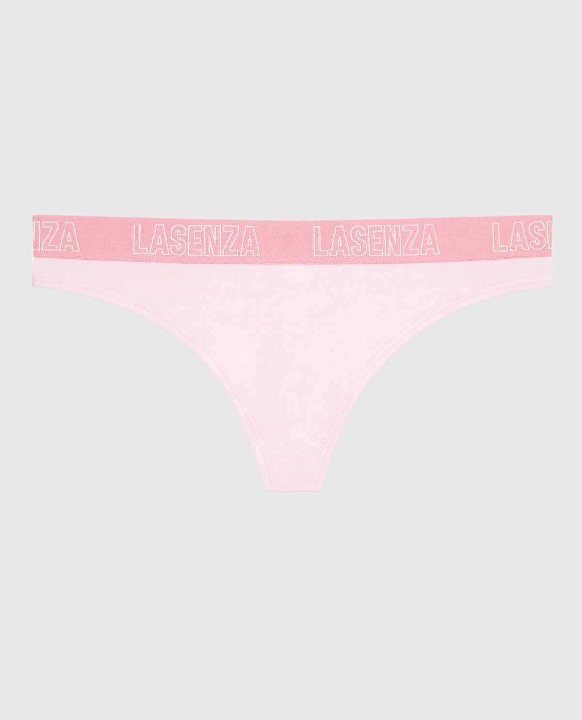 Thong Panty with Logo in Pink - Image 4