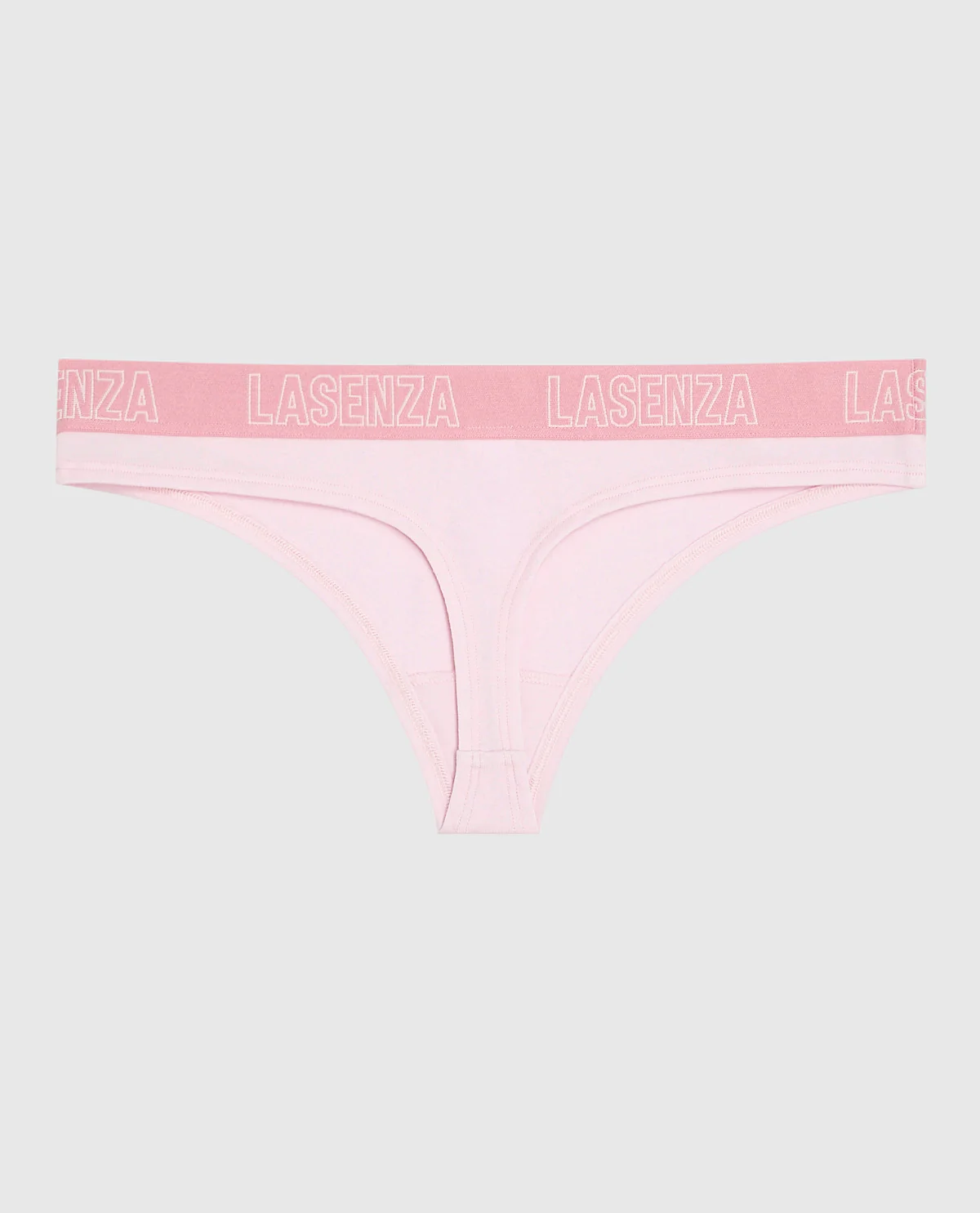 Thong Panty with Logo in Pink - Image 5