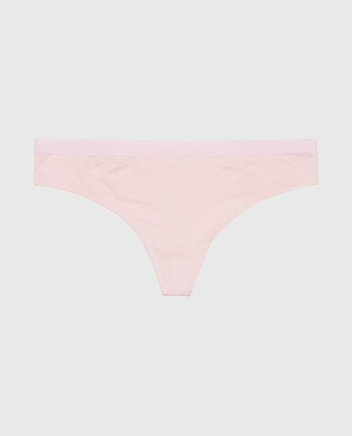 Thong Panty with Vanishing Trim in Iced Lilac - Image 4