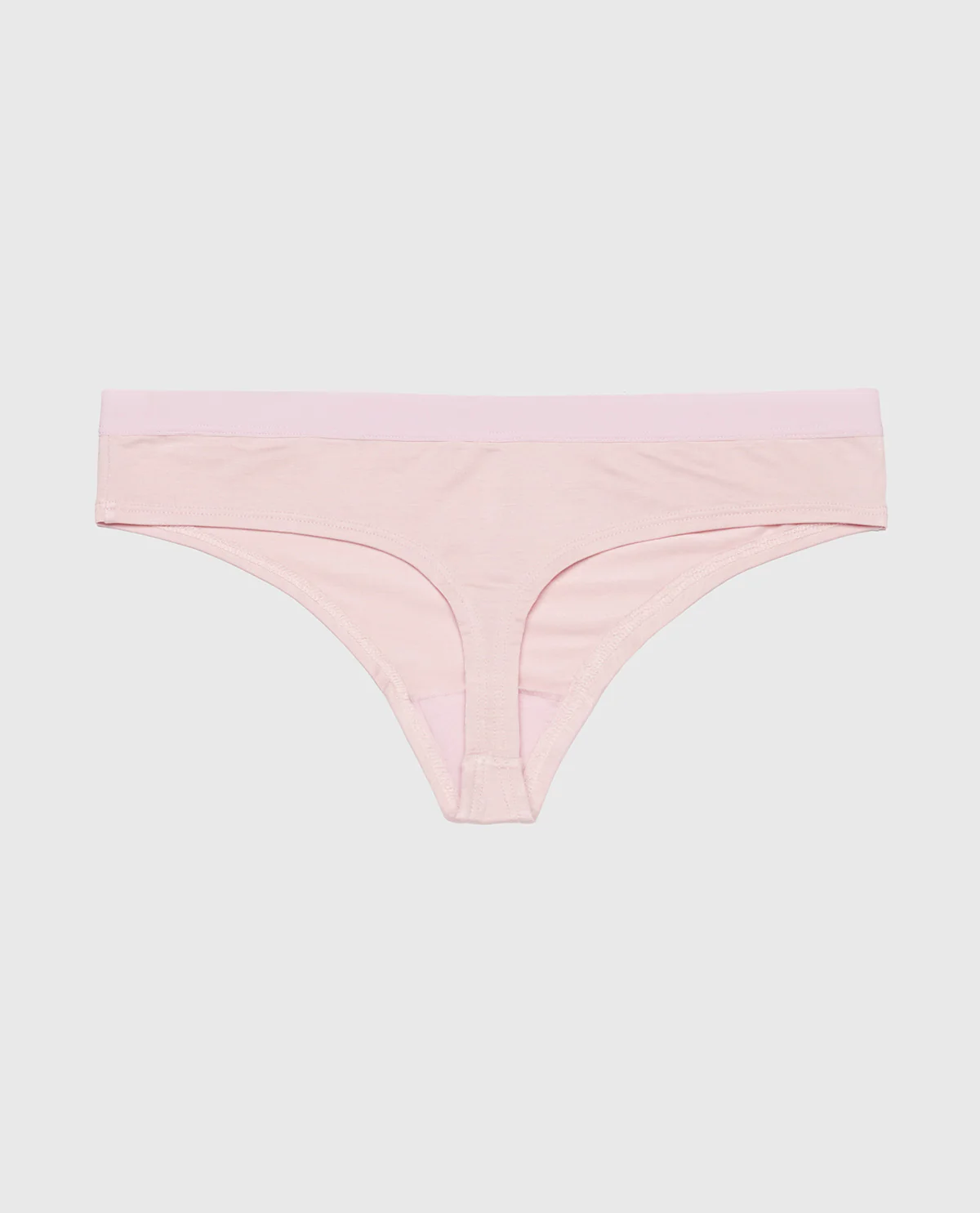 Thong Panty with Vanishing Trim in Iced Lilac - Image 5