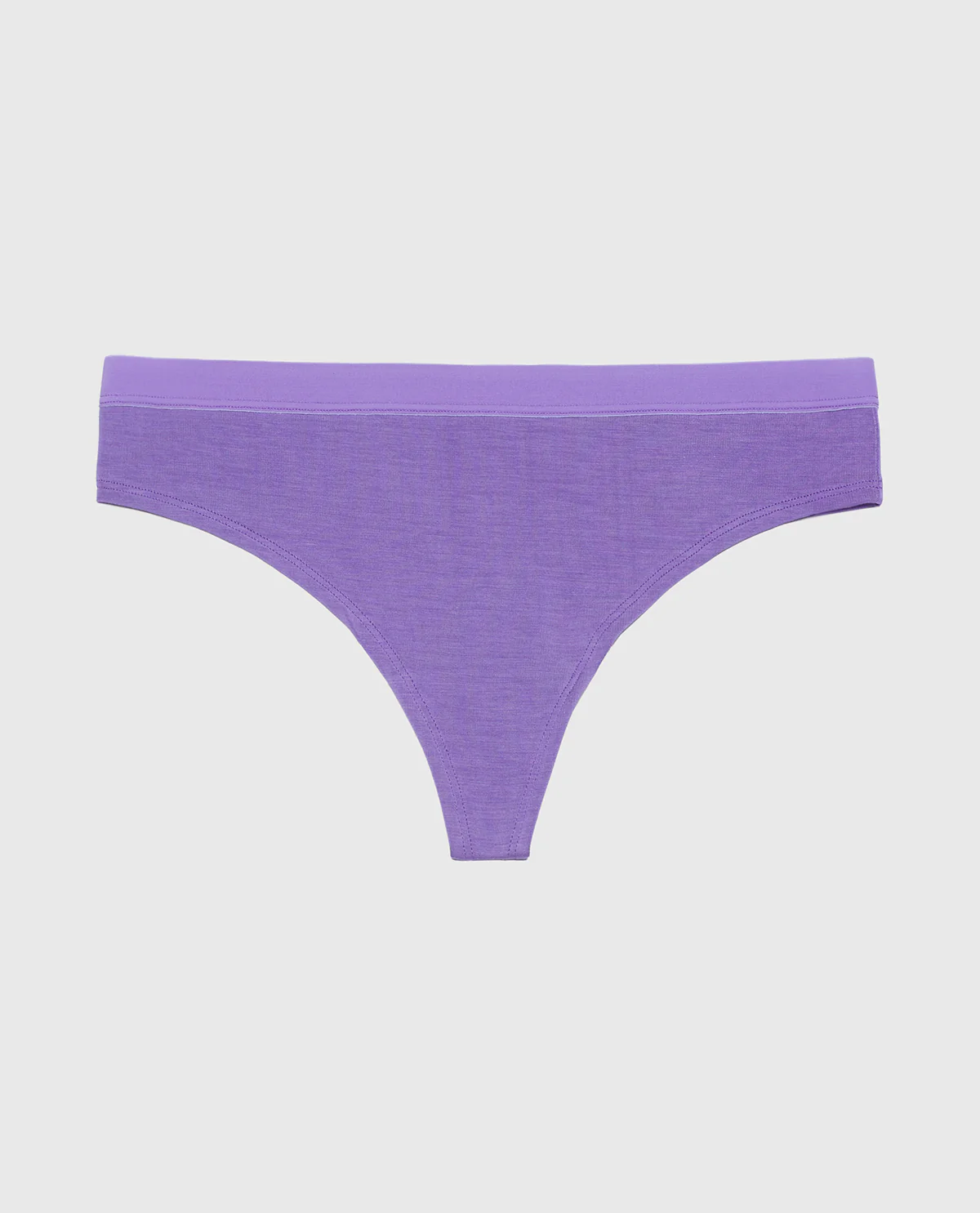 Thong Panty With Vanishing Trim in Purple Opulence - Image 4