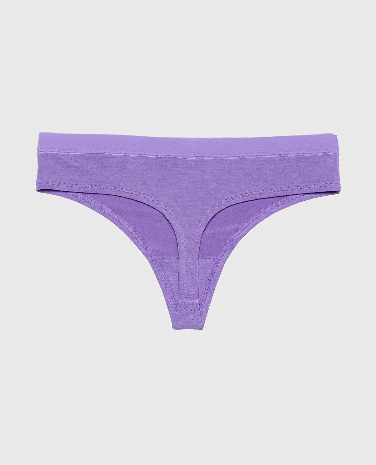 Thong Panty With Vanishing Trim in Purple Opulence - Image 5