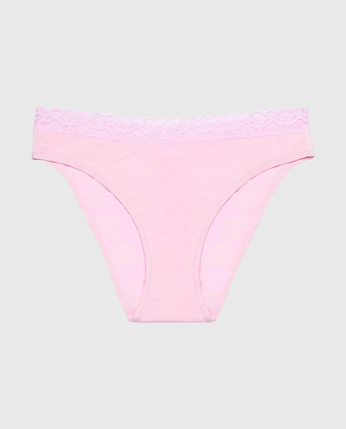 Ultrasoft Modal Bikini Panty with Lace Trim in Sweet Dream - Image 4