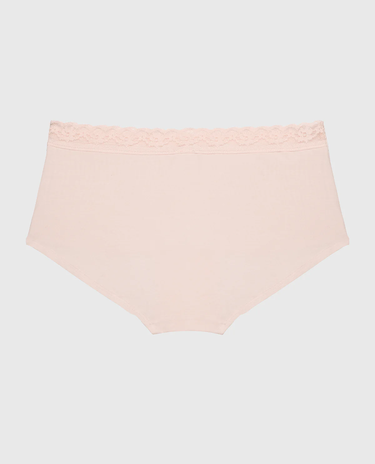 Ultrasoft Modal Boyshort Panty with Lace Trim In Pearl Blush - Image 5